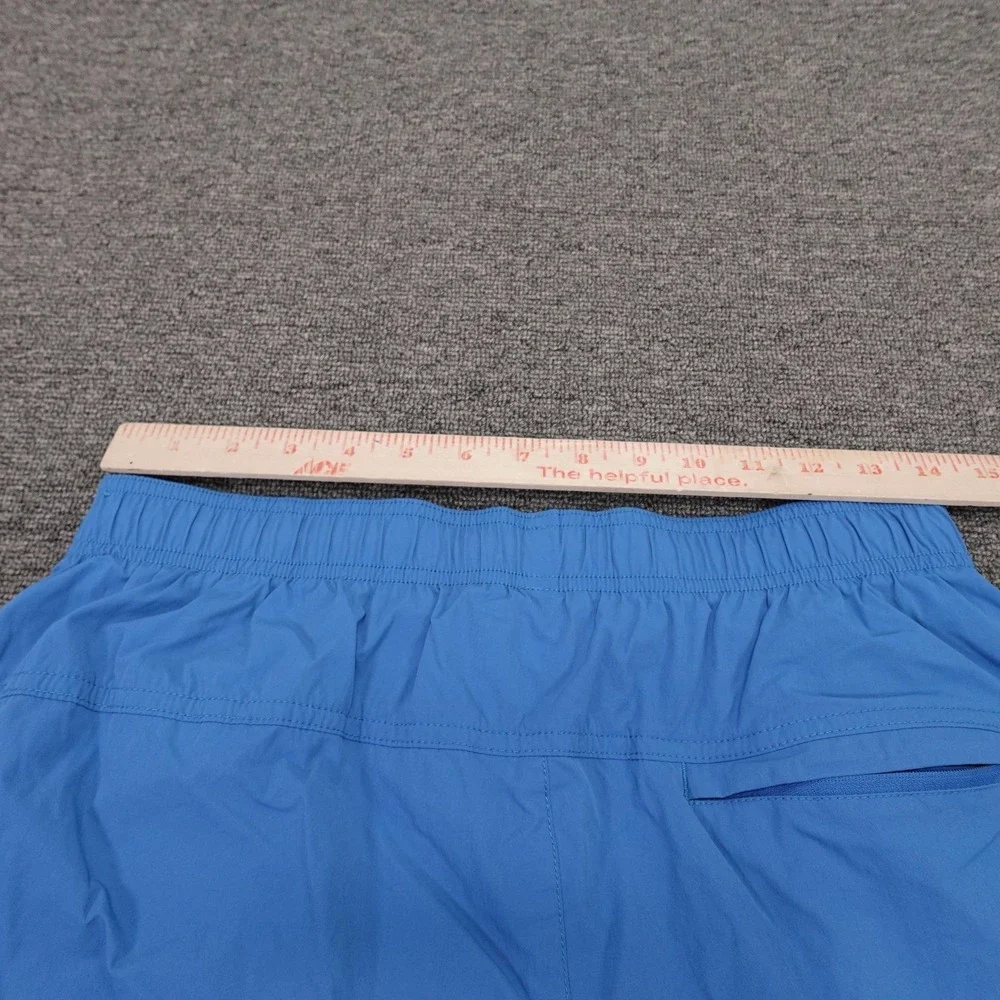 VRST Swim Shorts Mens Medium Blue Solid Mesh Lined Trunks Drawstring